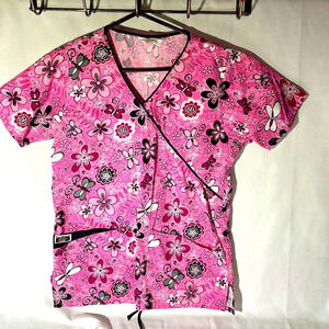 Sierra Scrubs Floral- Butterfly 🦋 Very Colorful